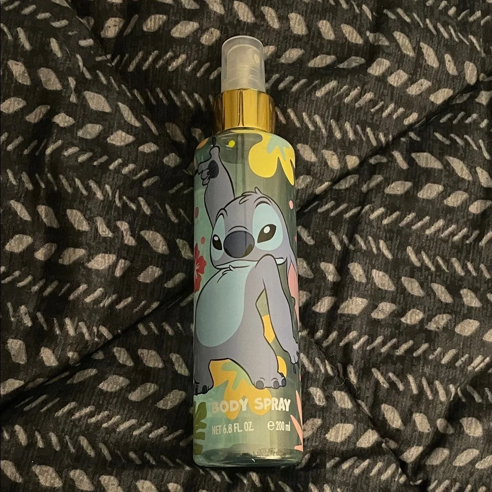 Disney Stitch Body Spray - Blue and Gold